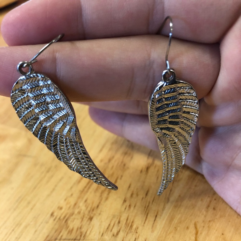 Winged earrings